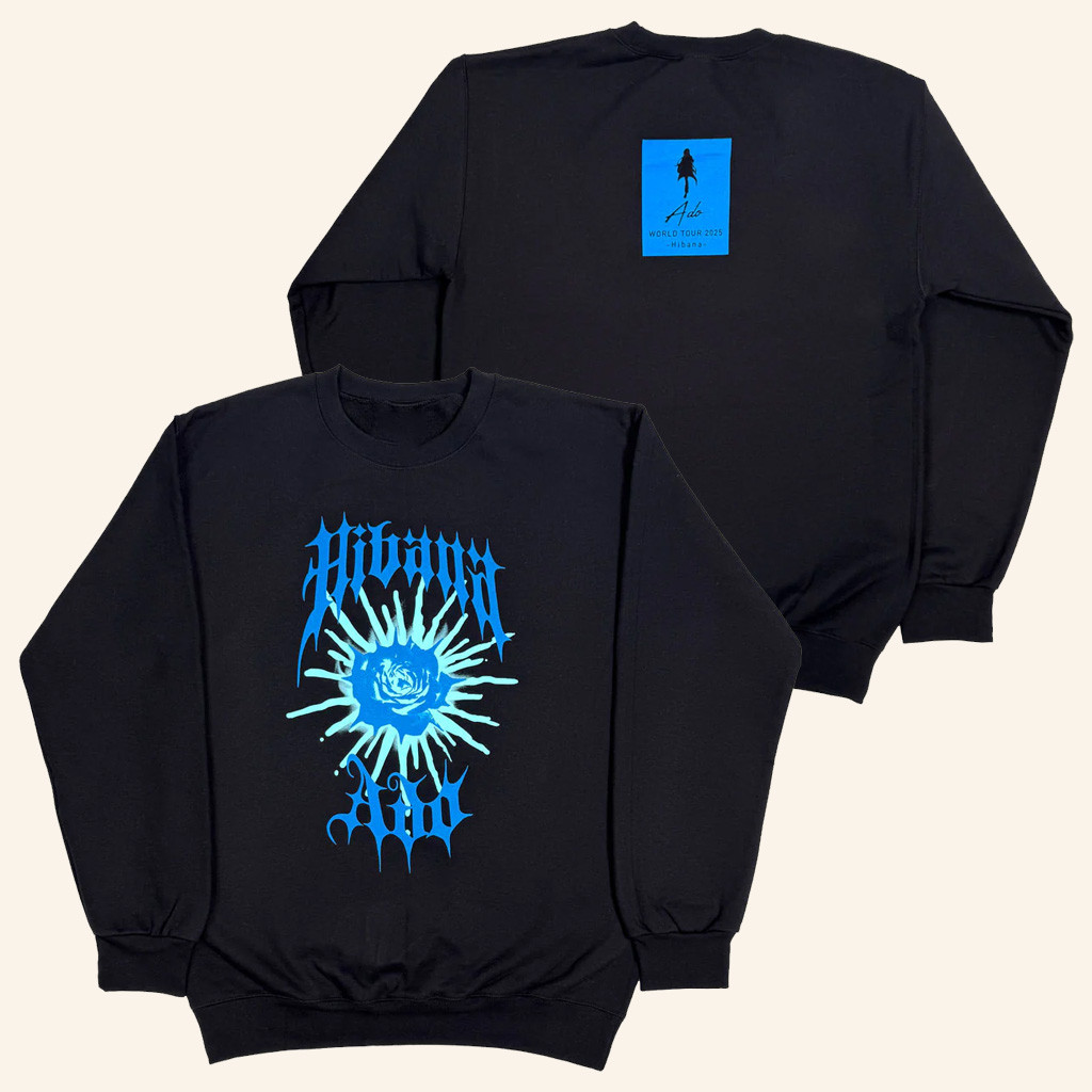 Tsurt Ado Merch Ado Fashionable Hibana Crewneck Sweatshirt TSURT Merch Gifts For Her