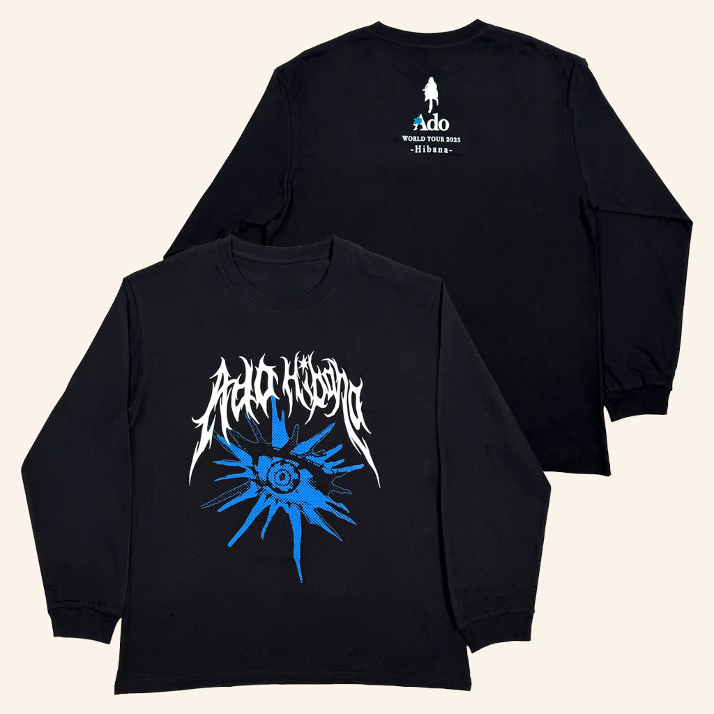 Tsurt Ado Merch Ado Fashionable Hibana Long Sleeve T-Shirt TSURT Merch Gifts For Him