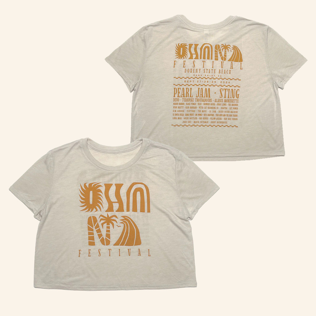 TSURT Merch Ohana Festival Cropped T-Shirt Best Gifts For Her TSURT Merch Ohana Festival Cropped T-Shirt Best Gifts For Her