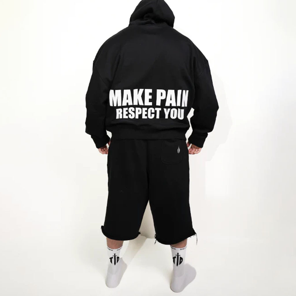 TTD Athletics Merch Make Pain Respect You Hoodie Till The Death Athletics Hoodie Black Gifts TTD Athletics Merch Make Pain Respect You Hoodie Till The Death Athletics Hoodie Black Gifts