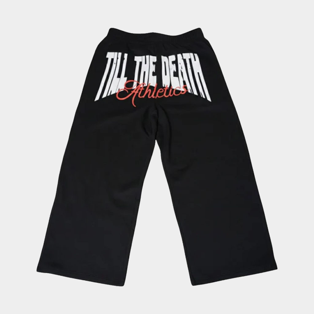 TTD Athletics Merch Till The Death Athletics Sweatpants Black Unique Gifts For BFF