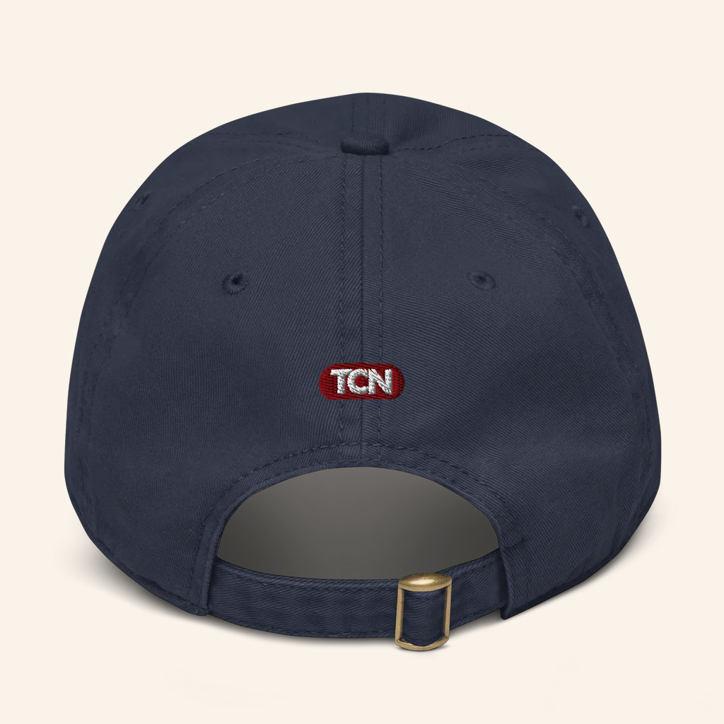 Tucker Carlson Network Merch NY Commie Navy Hat Embroidered Gift Ideas For Dad