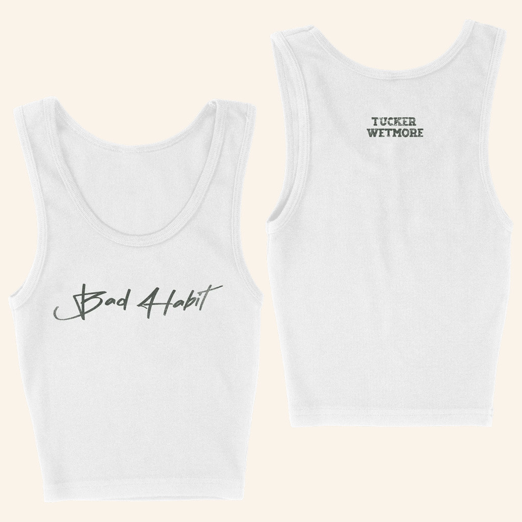 Tucker Wetmore Merch Bad Habit Tank Birthday Gift For Girlfriend