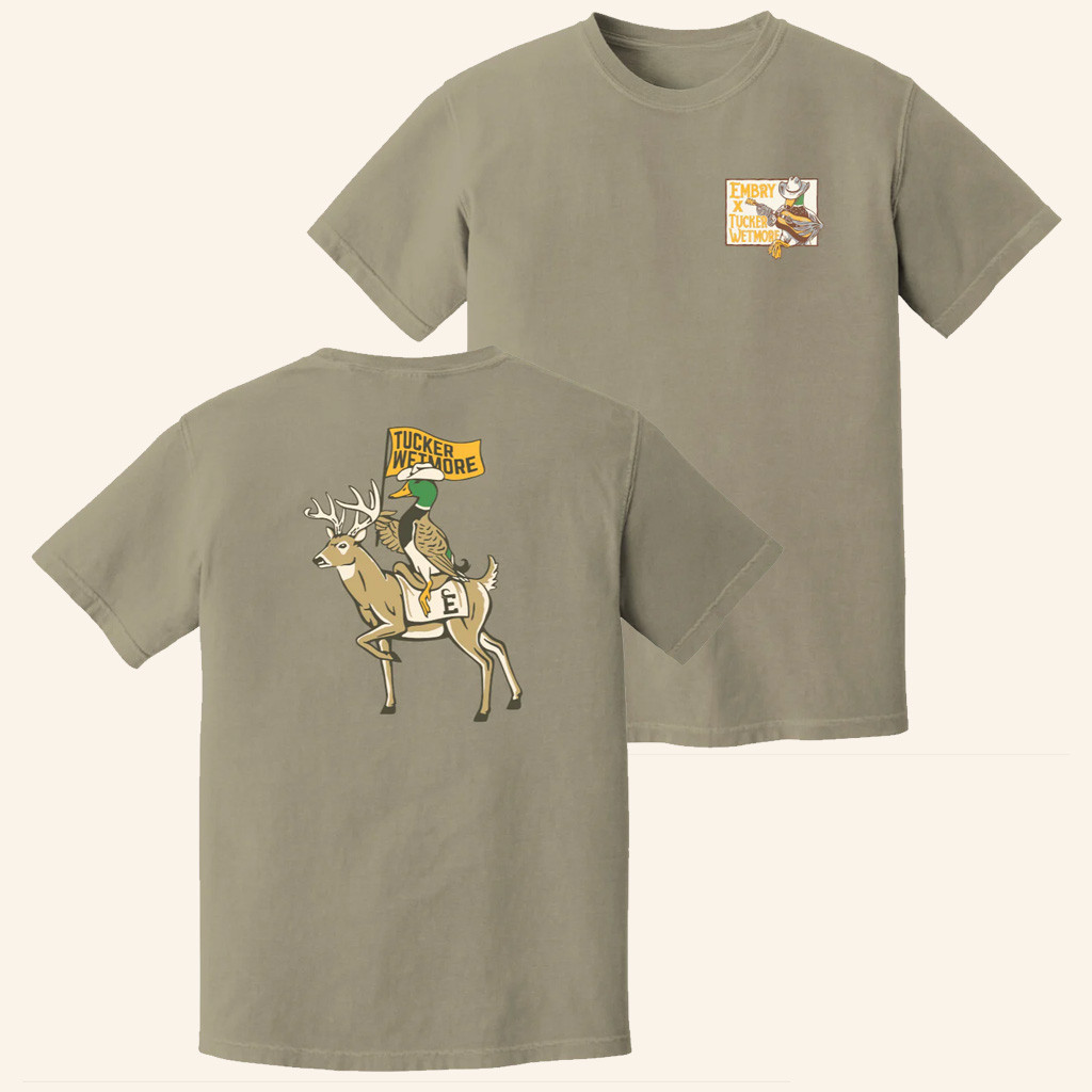 Tucker Wetmore Merch Tucker X Embry Mallard March T-Shirt Gifts For Father Tucker Wetmore Merch Tucker X Embry Mallard March T-Shirt Gifts For Father