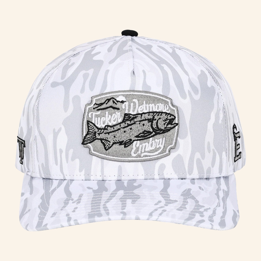 Tucker Wetmore Merch Tucker X Embry White Camo Hat Embroidered Gifts For Boyfriend