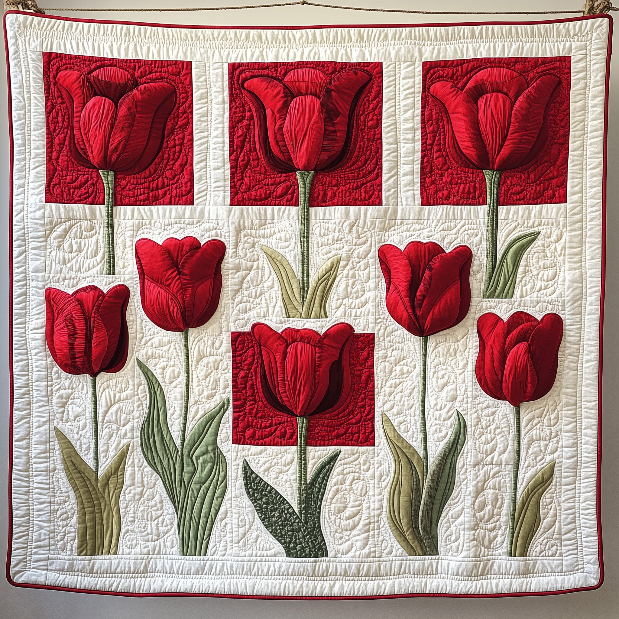 Tulip Quilted Blanket Best Couch Throw BlanketChristmas Gifts For Men That Have Everything