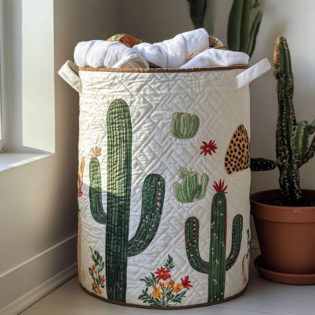 Tumbleweed Trails Quilted Laundry Basket Holiday Favorite Gift