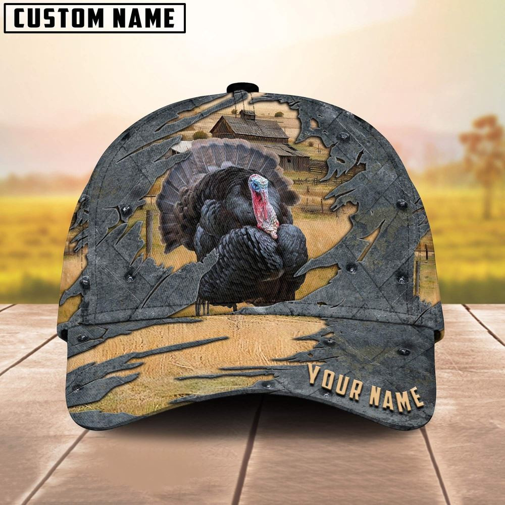 Turkey Customized Name Cap Farm Cap Farmer Baseball Cap Gift For Farmer