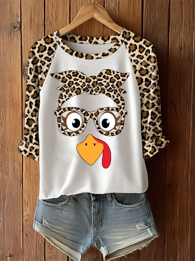 Turkey Thanksgiving Long Sleeve Shirt Funny Turkey Cartoon Best Thanksgiving Gift Ideas