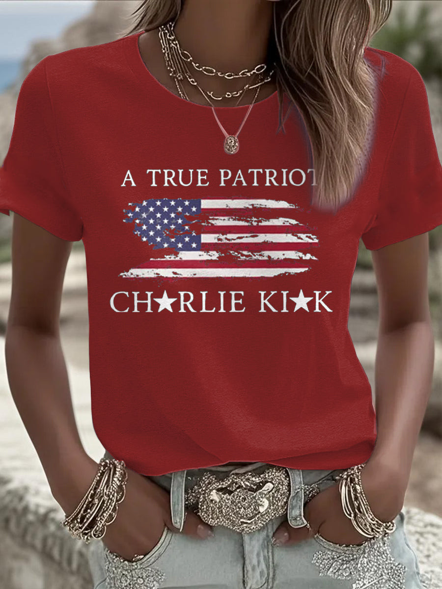 Turning Point Flag Printed T Shirt Red This Is The Turning Point Clothing