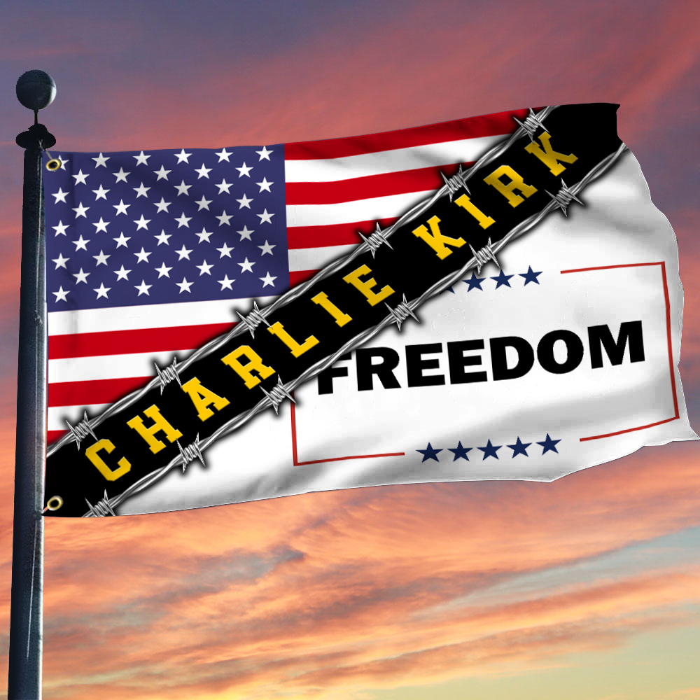 Turning Point USA Flag Freedom Charlie Kirk Merch Charlie Kirk American Flag Ideal Gifts