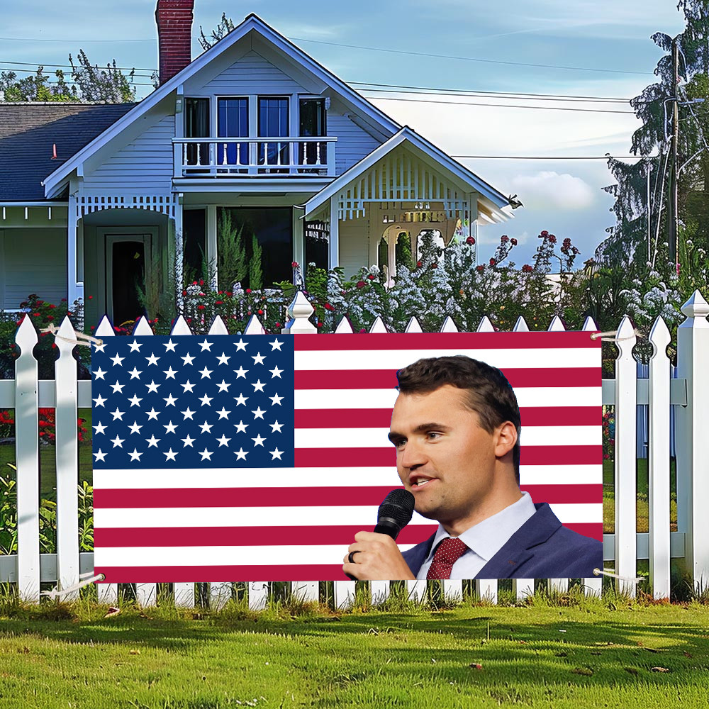 Turning Point USA Flag MAGA 47 Charlie Kirk Merch Gifts For Proud Dad
