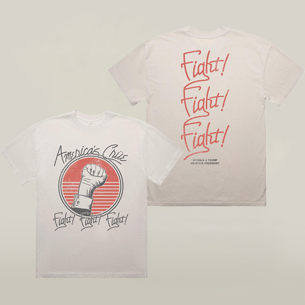 Turning Point USA Merch America's Crue Fight T-shirt Best 45 47 U.S Gift For Proud Patriotics