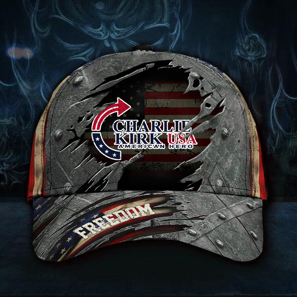 Turning Point USA Merch Cap Charlie Kirk USA American Hero Charlie Kirk 47 Apparel