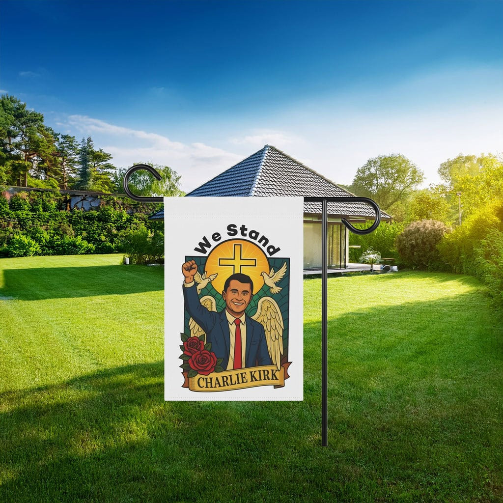 Turning Point USA Merch Charlie Kirk Potrait Best Justice Version Flag For Supporters