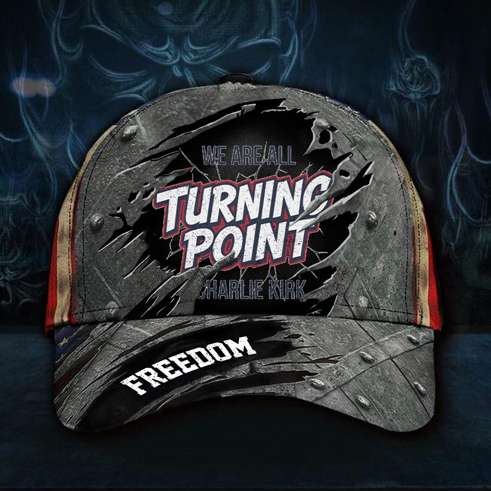 Turning Point USA Merch Hat We Turning Point Freedom RIP Kirk 47 Best Memorial Apparel