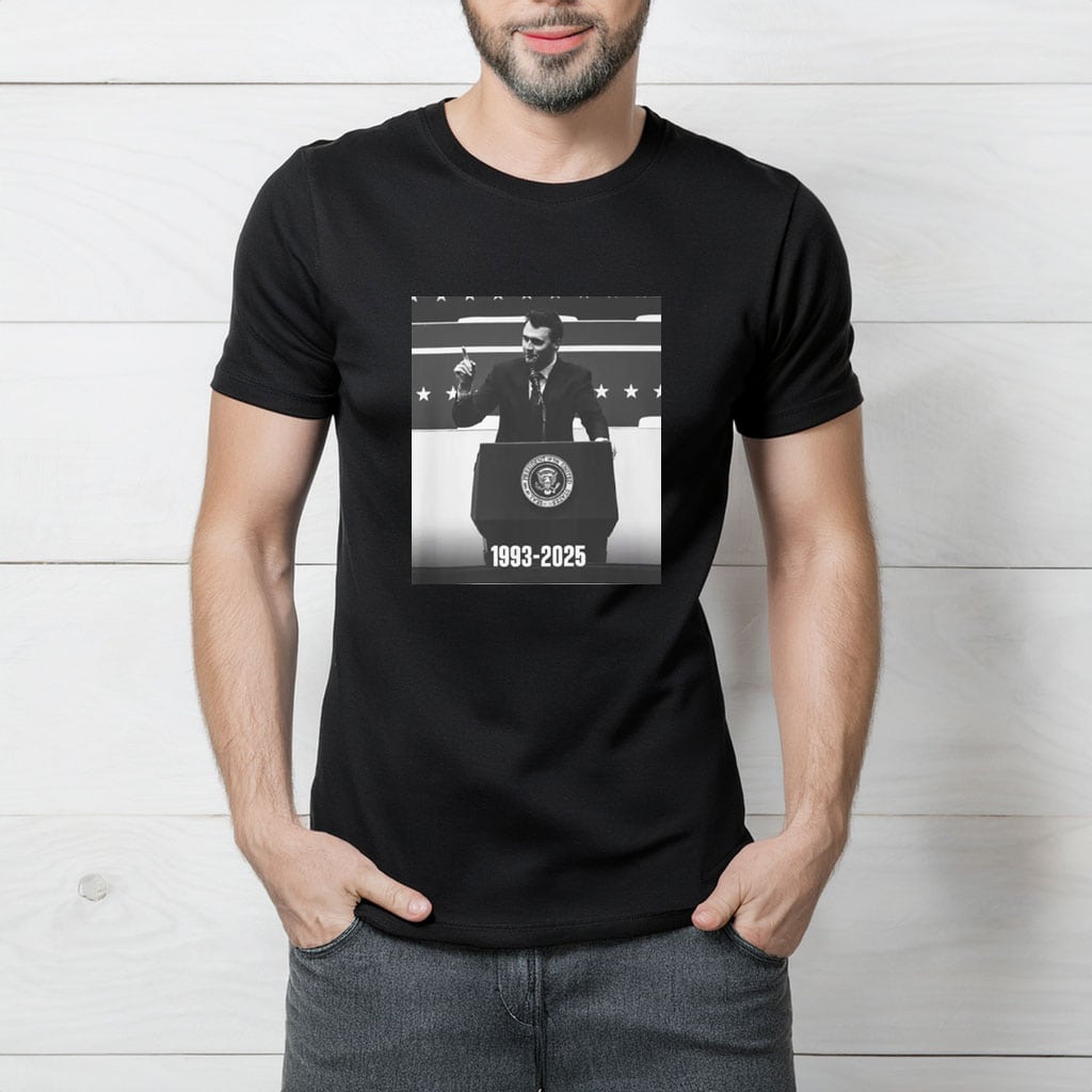 Turning Point USA T-shirt Standing For Charlie Kirk 2025 Unique Proud Present