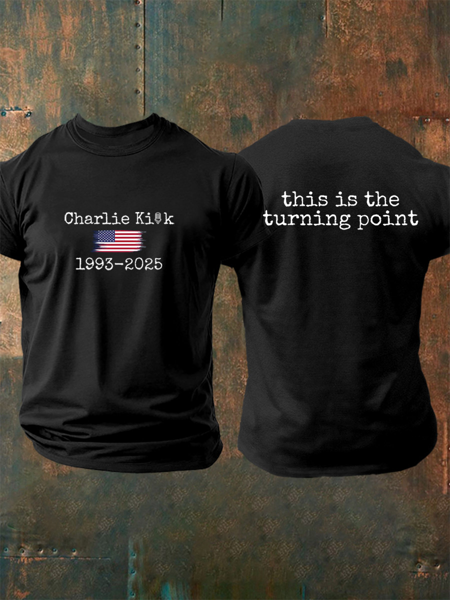 Turning Point USA T-shirt This Is The Turning Point 1993 2025 Memorial Charlie Shirt