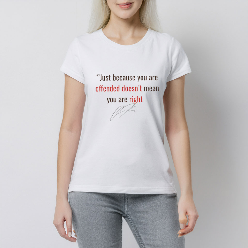 Turning Point USA T-shirt You are offended Doesn't Mean You Are Right Charlie Kirk Merch