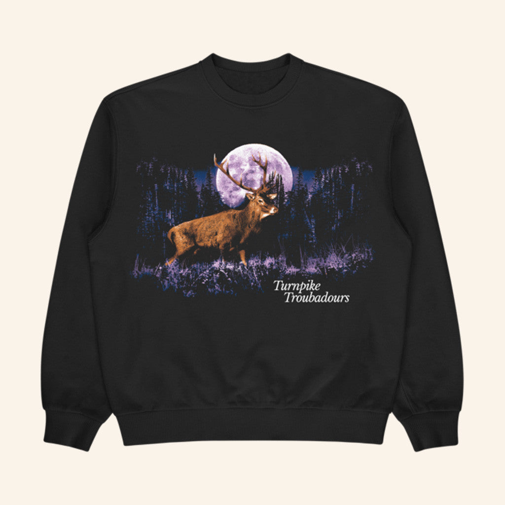 Turnpike Troubadours Merch Moon Buck Crewneck Sweatshirt Gifts For Music Fans Turnpike Troubadours Merch Moon Buck Crewneck Sweatshirt Gifts For Music Fans