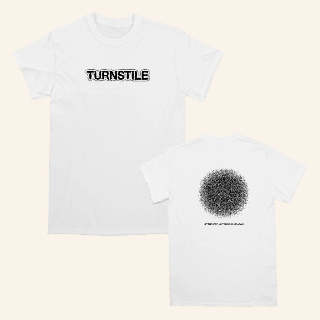 Turnstile Merch Turnstile Blackout White T-Shirt Best Gifts For Rock Music Lovers