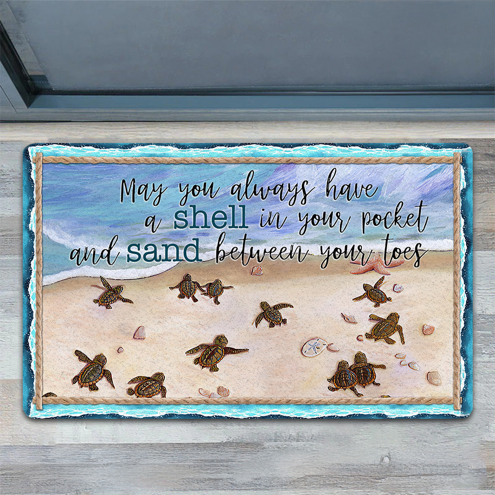 Turtle Doormat May You Always Have A Shell Gift For Turtle Lovers New Home Gift Housewarming Gift Turtle Decor