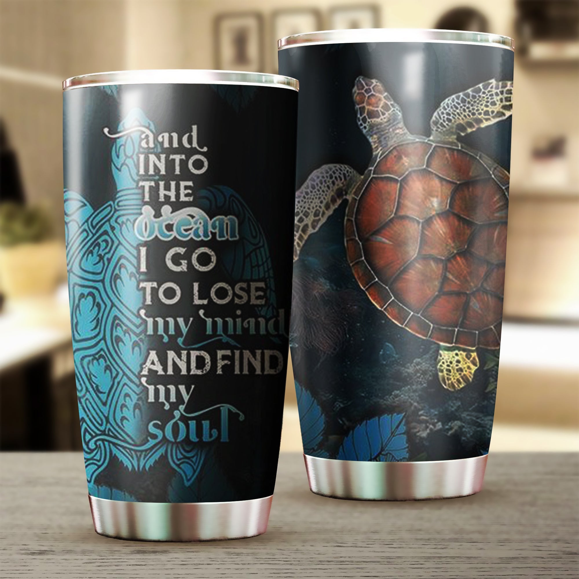 Turtle Into The Ocean Lose My Mind Find My Soul Tumbler Sea Turtle Themed Gifts Turtle Into The Ocean Lose My Mind Find My Soul Tumbler Sea Turtle Themed Gifts
