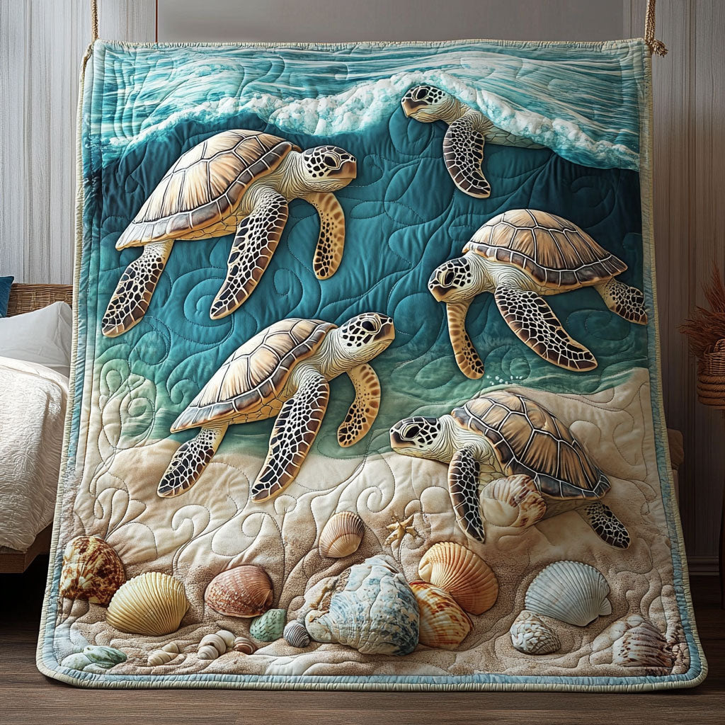 Turtle Ocean Quilt Blanket Best Blankets Christmas Presents For Son In Law