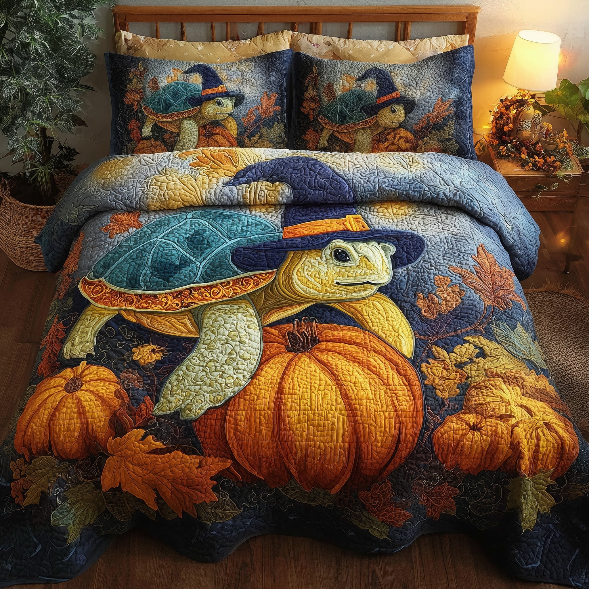 Turtle Quilted Bedding Set Durable & Long-lasting