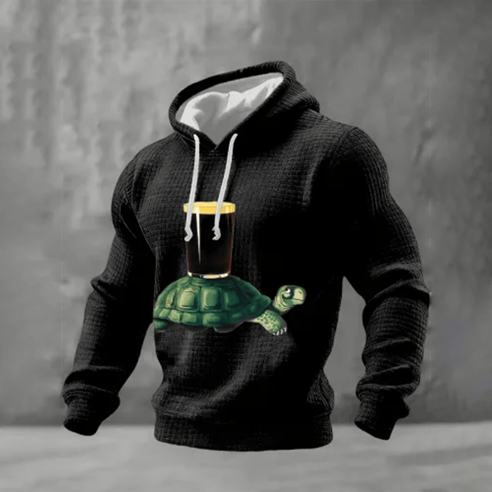 Turtle St Patrick's Day Beer Hoodie St Patrick's Day Hooded Sweatshirt Present Idea