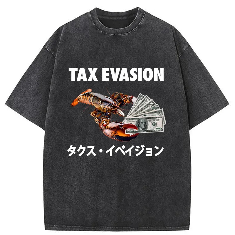 Tux Evasion Funny Washed T-Shirt Soft Cotton Daily Wear Tee Gifts For Brother