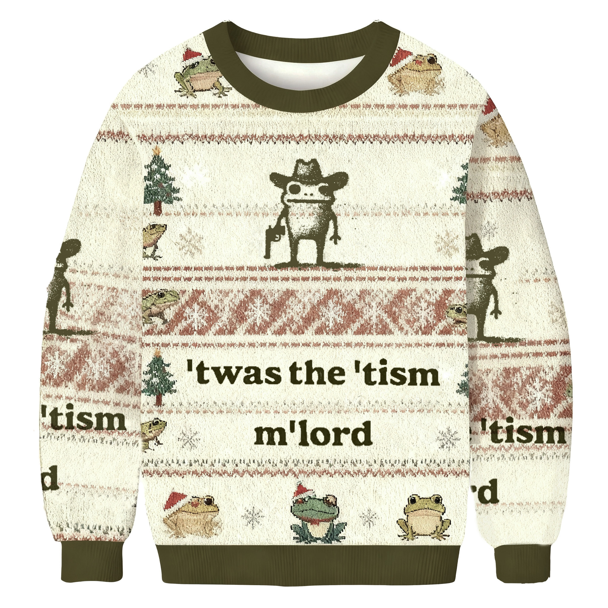 Twas The Tism Mlord Christmas Ugly Sweater Christmas Apparel Meme Lover Xmas Gifts