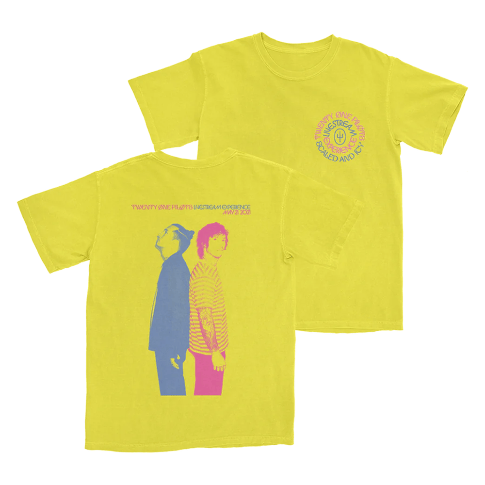 Twenty One Pilots Merch Back 2 Back Yellow T-Shirt Best Gifts For Dad Twenty One Pilots Merch Back 2 Back Yellow T-Shirt Best Gifts For Dad
