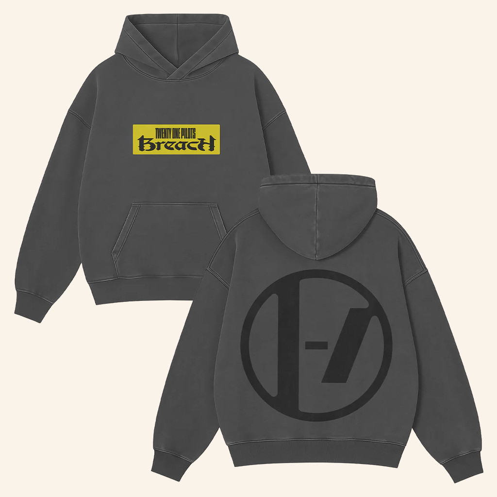 Twenty One Pilots Merch Breach Icon Logo Hoodie Christmas Presents For Music Lovers Twenty One Pilots Merch Breach Icon Logo Hoodie Christmas Presents For Music Lovers