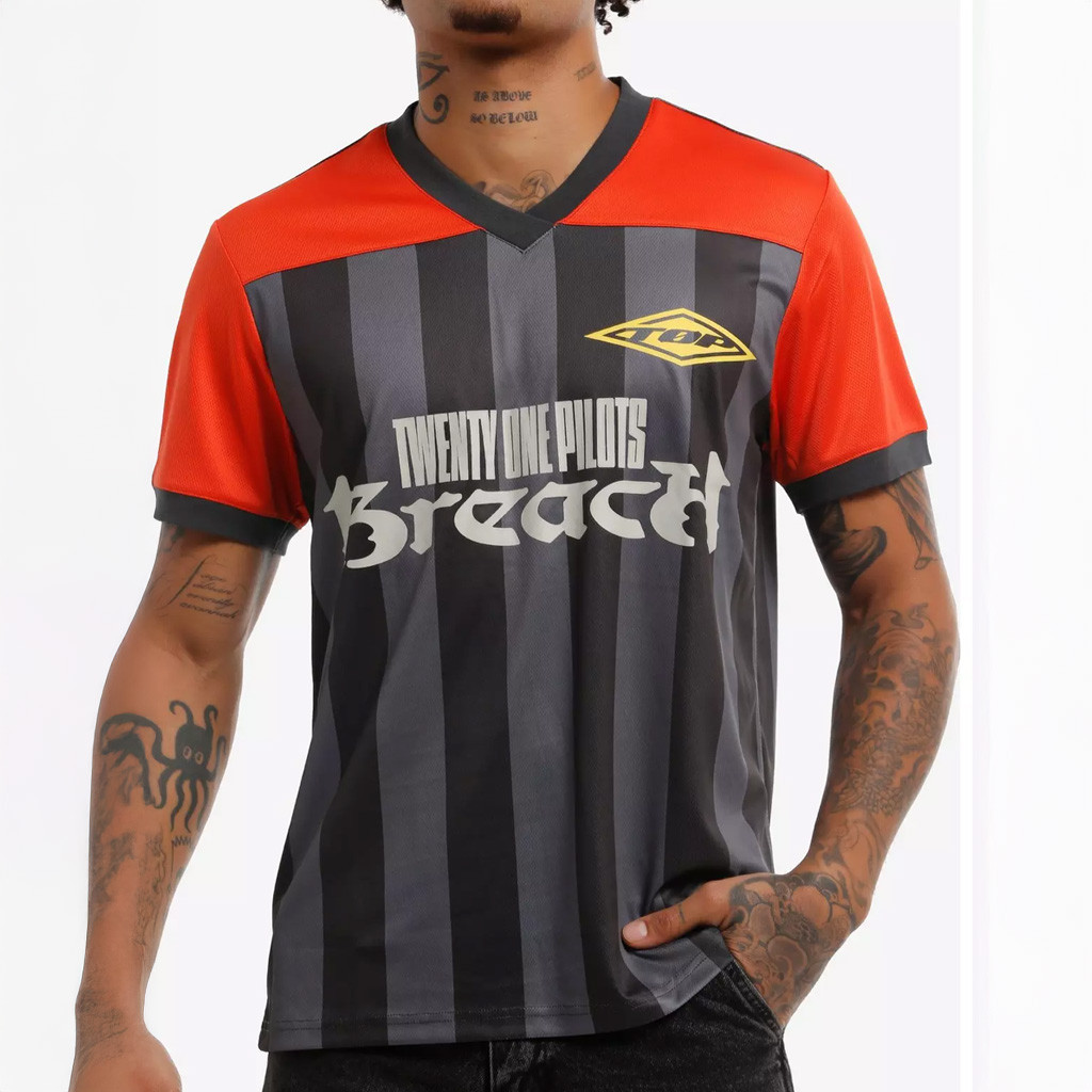 Twenty One Pilots Merch Breach Jersey Presents For Music Lovers