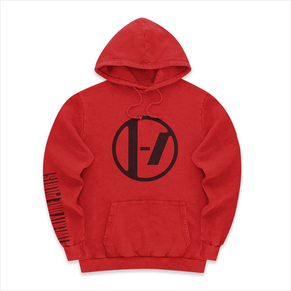 Twenty One Pilots Merch Logo Red Hoodie Gifts For Brother Merch Apparel Twenty One Pilots Merch Logo Red Hoodie Gifts For Brother Merch Apparel