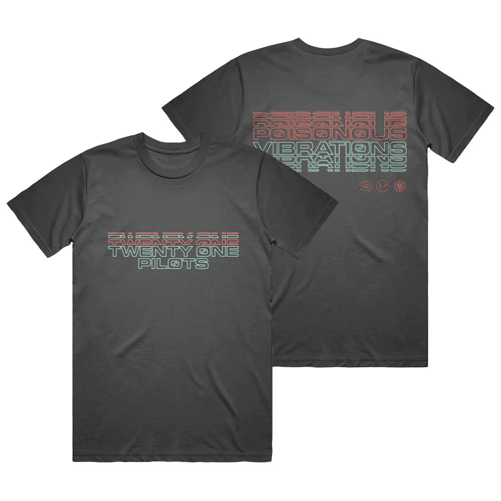 Twenty One Pilots Merch Poisonous Vibes Hollow T-Shirt Gifts For Fans Twenty One Pilots Merch Poisonous Vibes Hollow T-Shirt Gifts For Fans