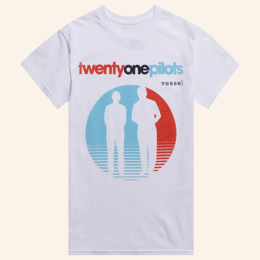 Twenty One Pilots Merch Vessel Silhouettes T-Shirt Cool Gifts For Music Lovers