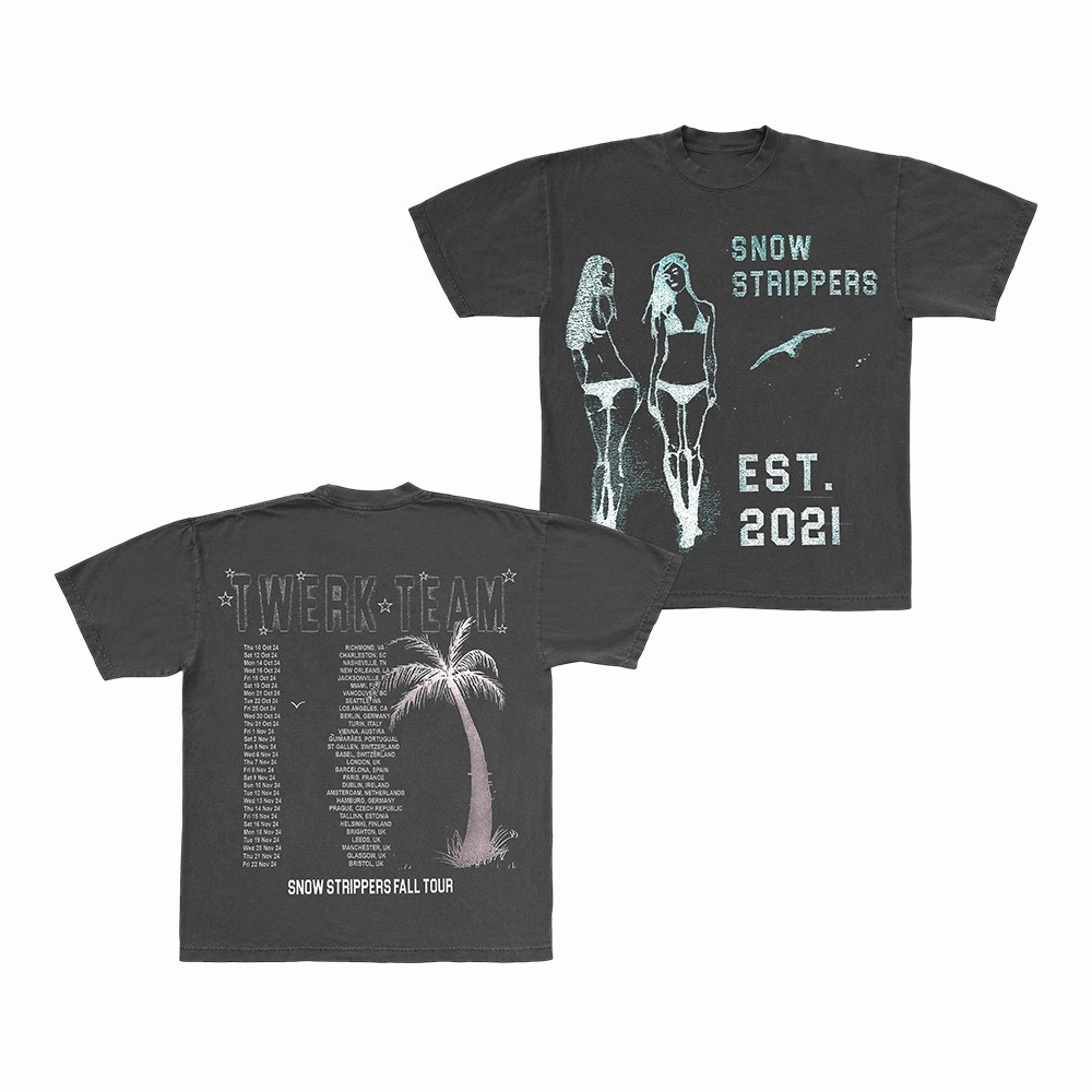 Twerk Team Snow Strippers Fall Tour T-Shirt Snow Strippers Merch Fans Gift For Him