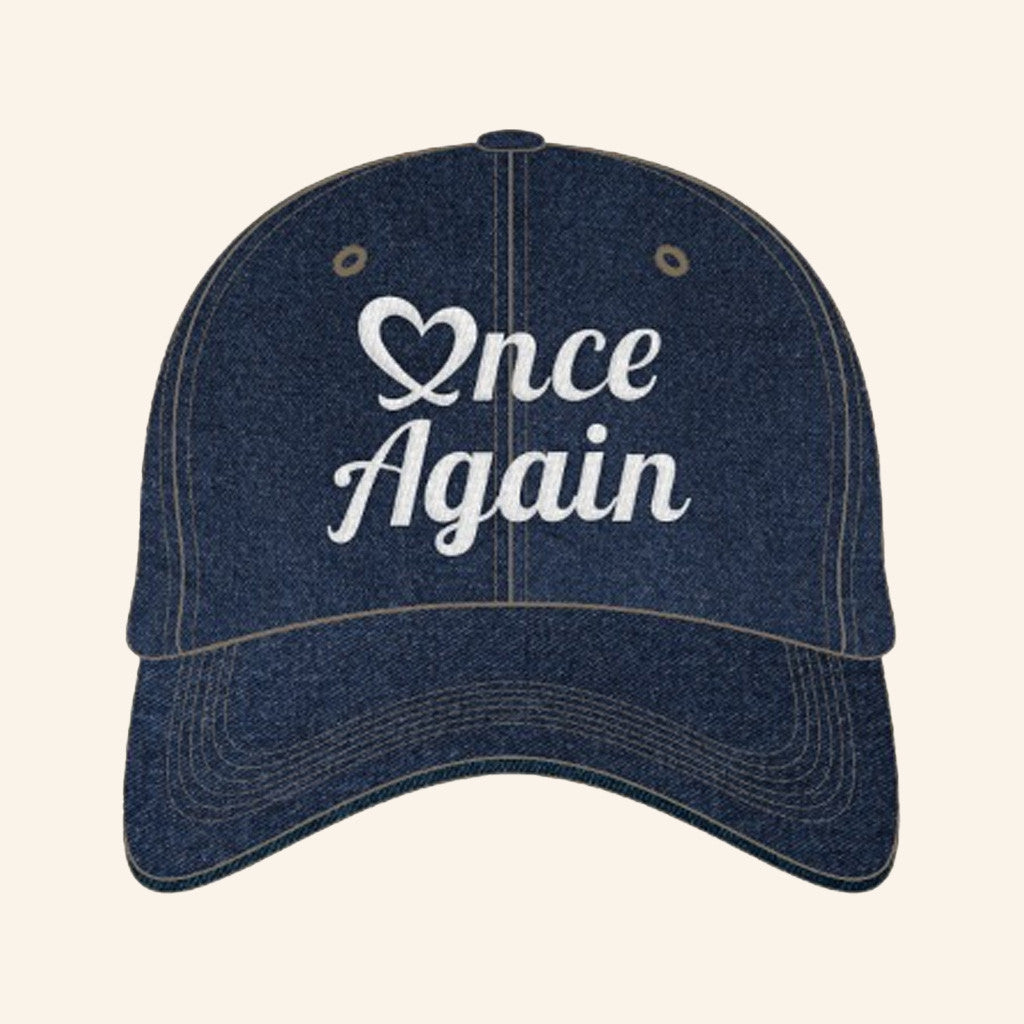 Twice Merch Once Again Embroidered Hat Gift Ideas For Besties Twice Merch Once Again Embroidered Hat Gift Ideas For Besties