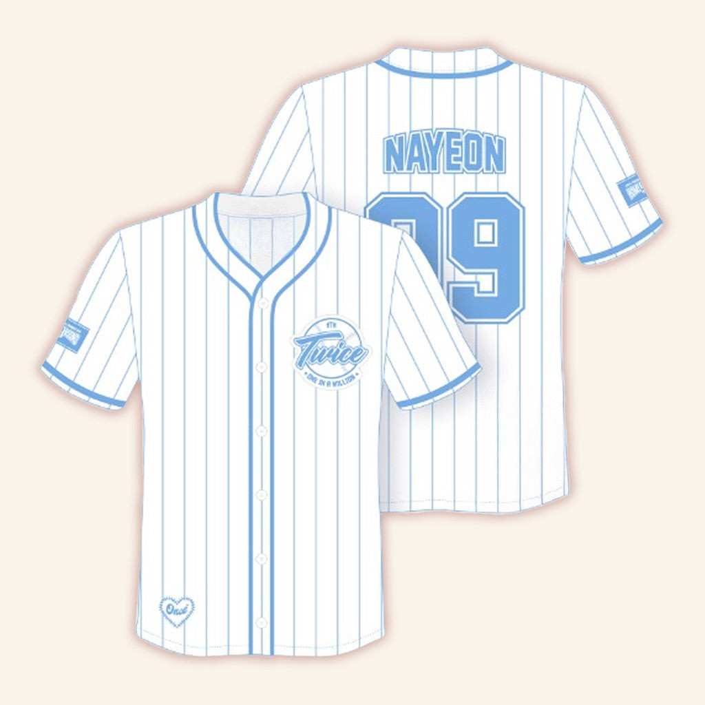 Twice Merch Twice Baseball Uniform Jersey Home 9Round Jersey Gifts For Fans Twice Merch Twice Baseball Uniform Jersey Home 9Round Jersey Gifts For Fans