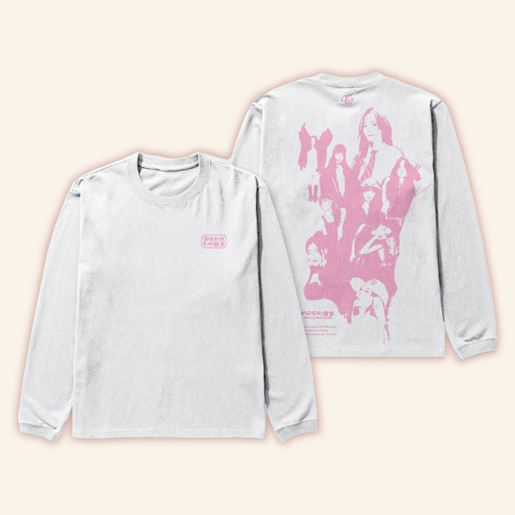 Twice Merch Twice Strategy Pop-Up In Seoul Long Sleeve Shirt Gifts For Fans