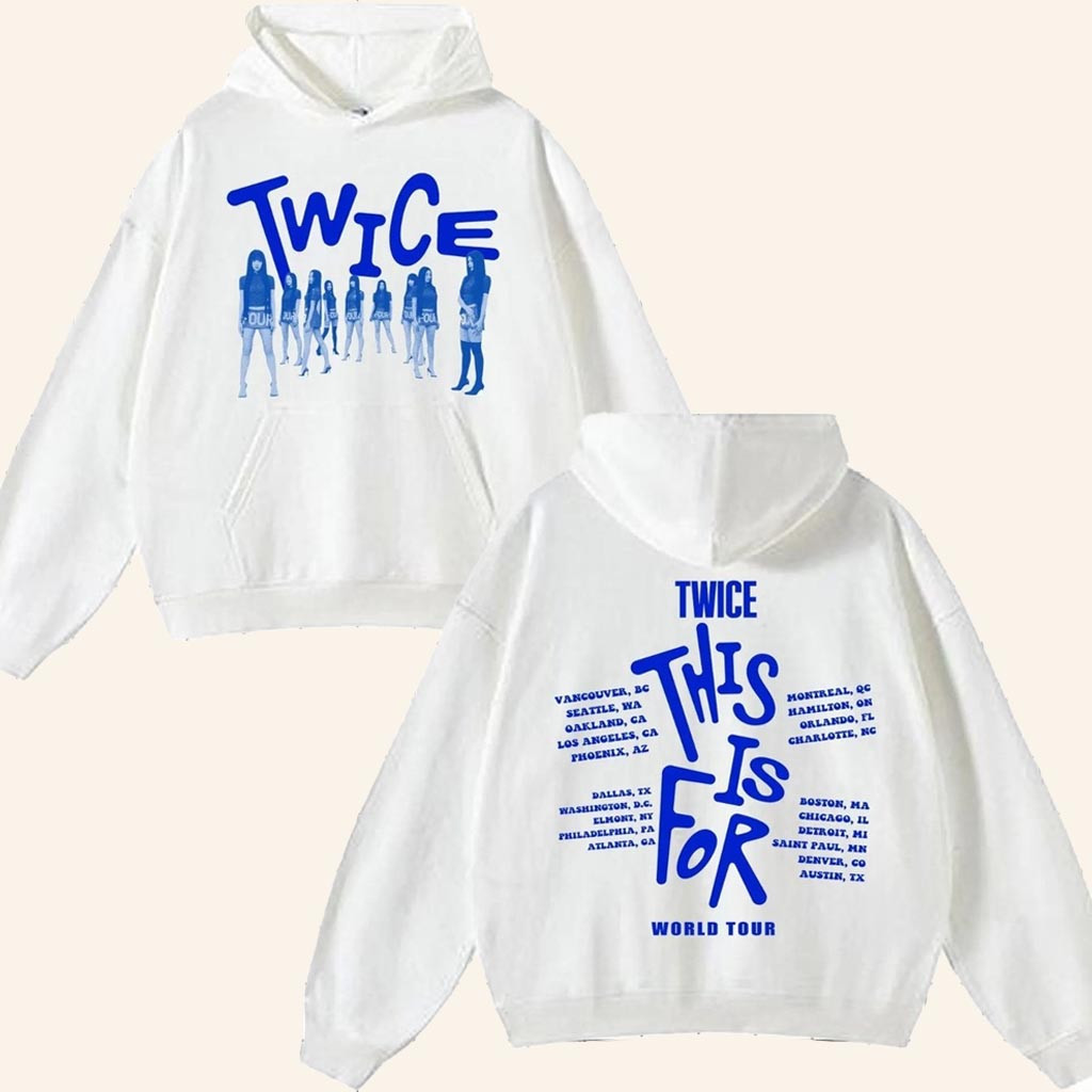 Twice Tour Merch 2026 Twice This Is For World Tour Hoodie Twice World Tour Merch Fan Gifts