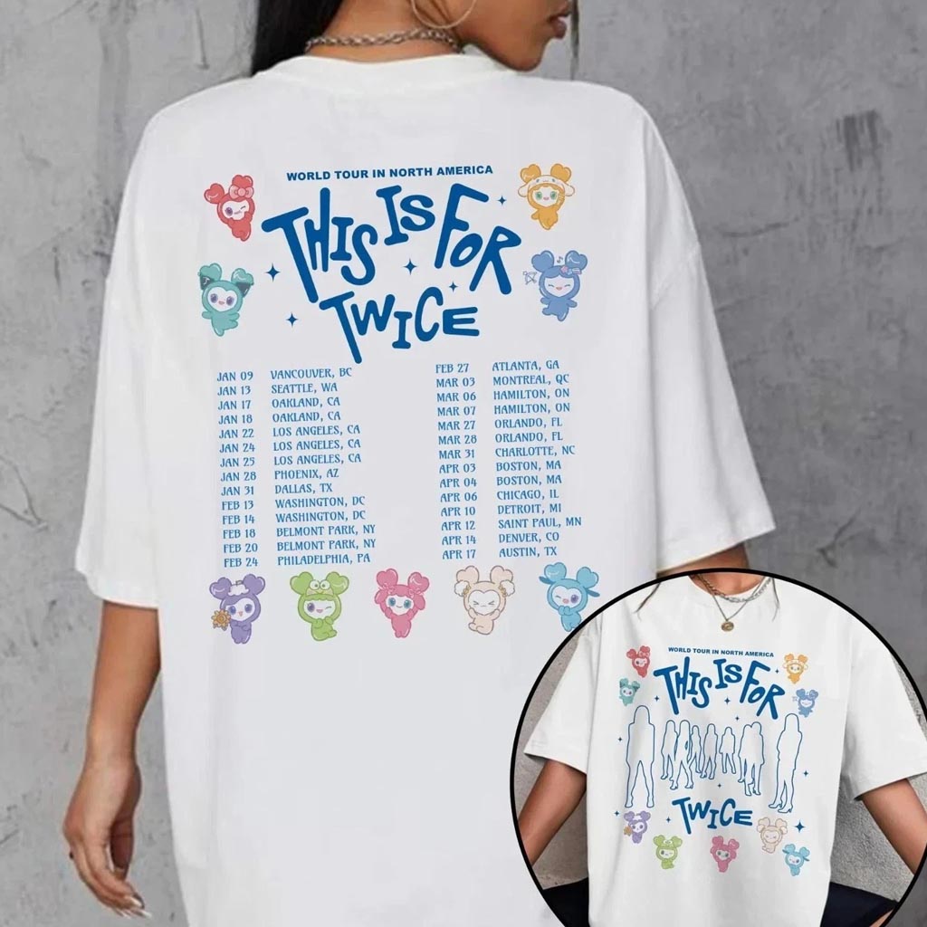 Twice Tour Merch 2026 Twice This Is For World Tour Shirt Twice This Is For Merch Gifts Ideas