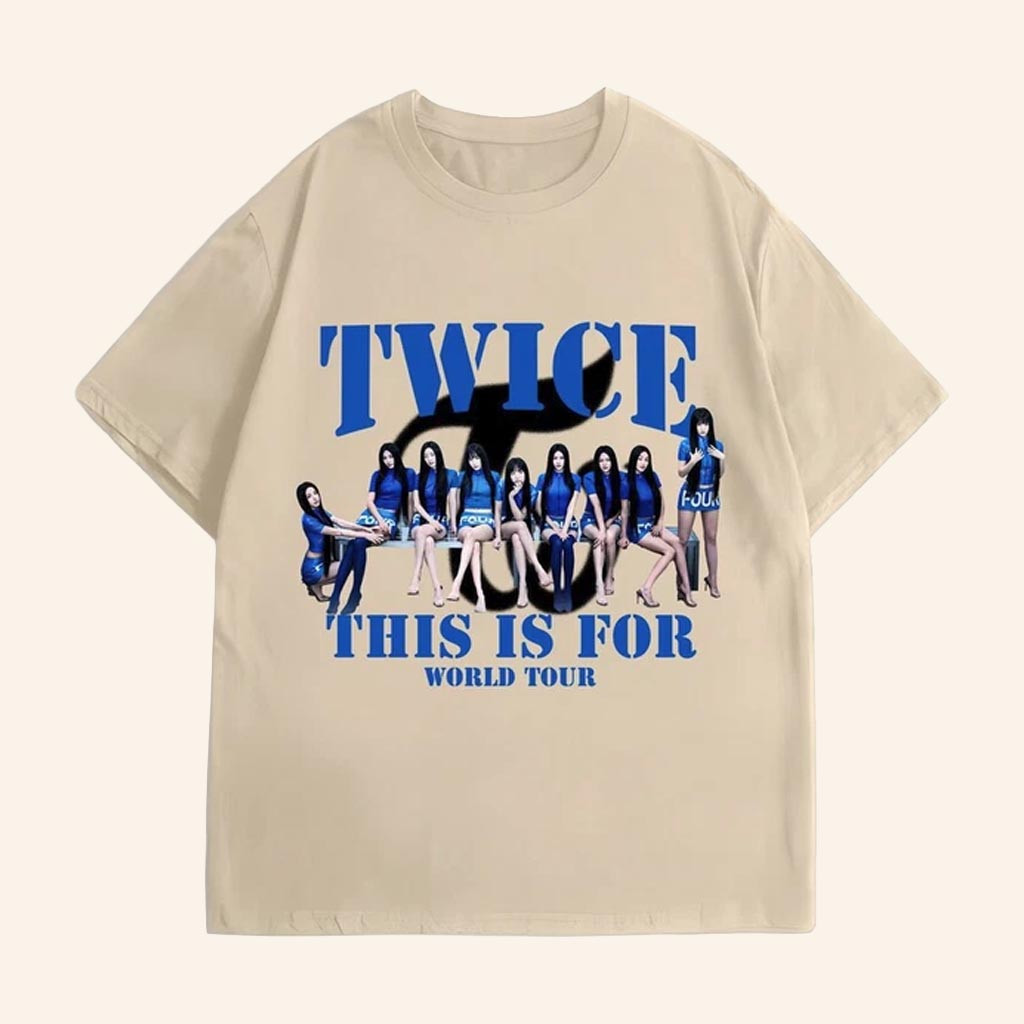 Twice Tour Merch 2026 Twice This Is For World Tour Shirt Twice World Tour Merch K Pop Gifts