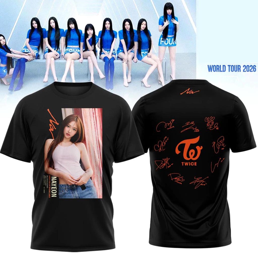 Twice Tour Merch Nayeon KPop T-Shirt Twice This Is For Tour Merch Gifts For Music Lovers