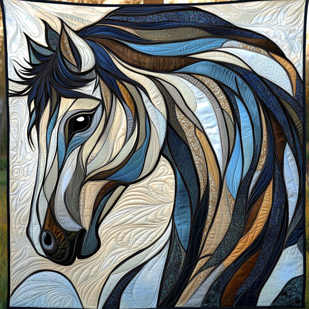 Twilight Blaze Quilted Blanket Best Couch Throw Blanket Gifts For Someone Who Likes Horses