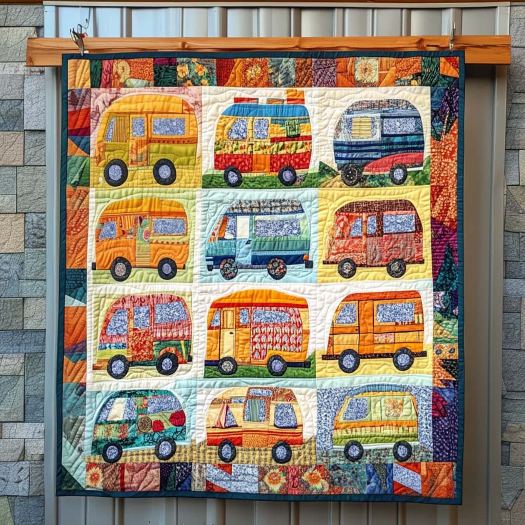 Twilight Camp Quilted Blanket Best Camping Gifts