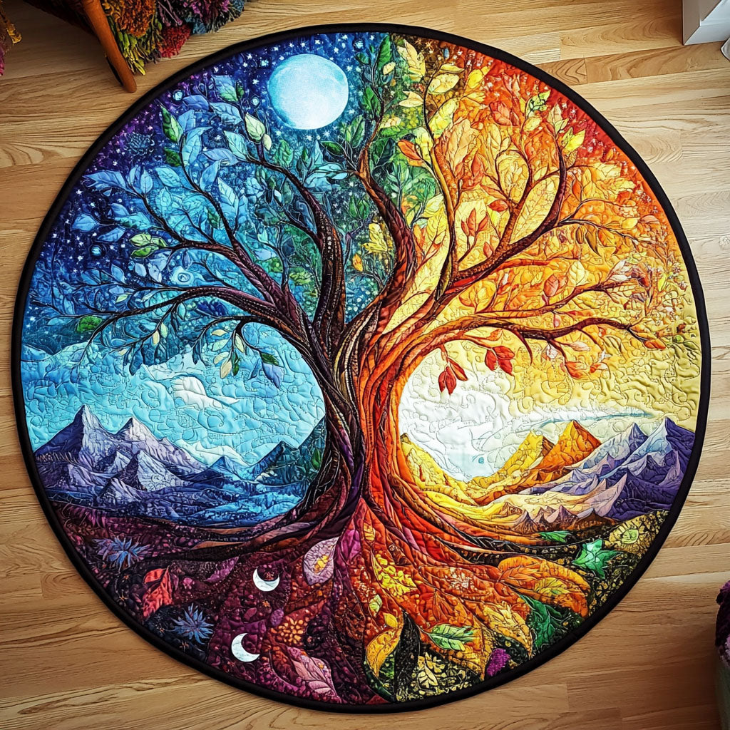 Twilight Canopy Quilted Round Mat Entryway Ideas Things To Get Your Grandma For Christmas