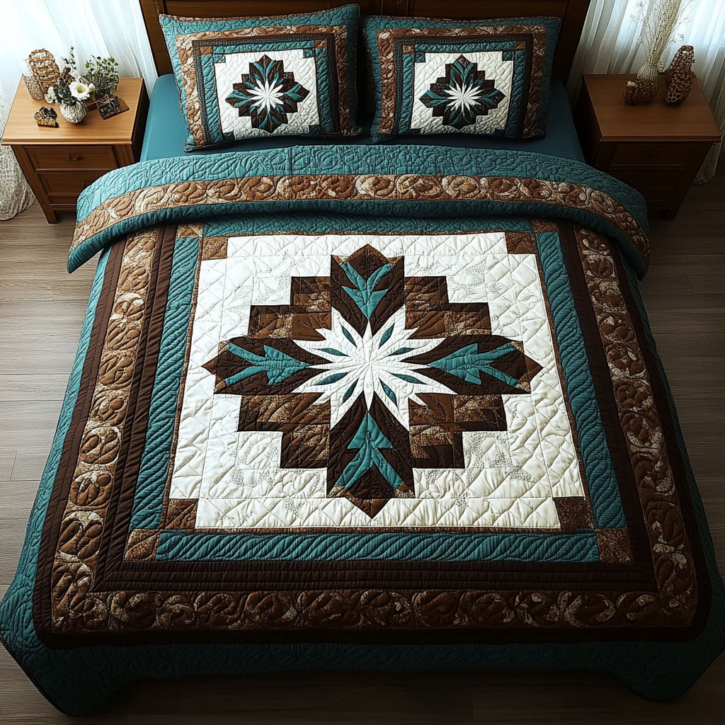 Twilight Harmony Quilted Bedding Set Full Size Sheets Holiday Gifts for Mom